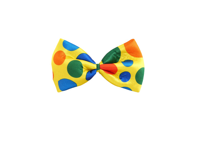 Clownfliege 24cm - Bunte Fliege Clown Kostümzubehör TK Gruppe® Grosshandel 