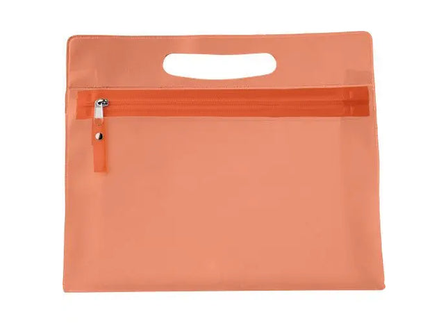 Clyde PVC Kulturtasche in Leuchtendem Orange - Auffällig & Praktisch, 100 Zeichen TK Gruppe® Grosshandel 