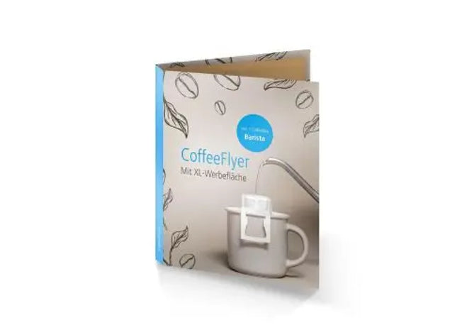 CoffeeFlyer Barista in Naturbraun: Personalisierbar & Stilvoll TK Gruppe® Grosshandel 