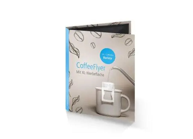 CoffeeFlyer Barista in Schwarz: Individuell Gestaltet & Modern TK Gruppe® Grosshandel 