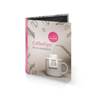 CoffeeFlyer Gourmet in Schwarz: Individuell Gestaltet & Exquisit TK Gruppe® Grosshandel 