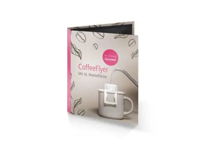 CoffeeFlyer Gourmet in Schwarz: Individuell Gestaltet & Exquisit TK Gruppe® Grosshandel 