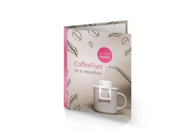 CoffeeFlyer Gourmet in Weiß: Individuell & Elegant TK Gruppe® Grosshandel 