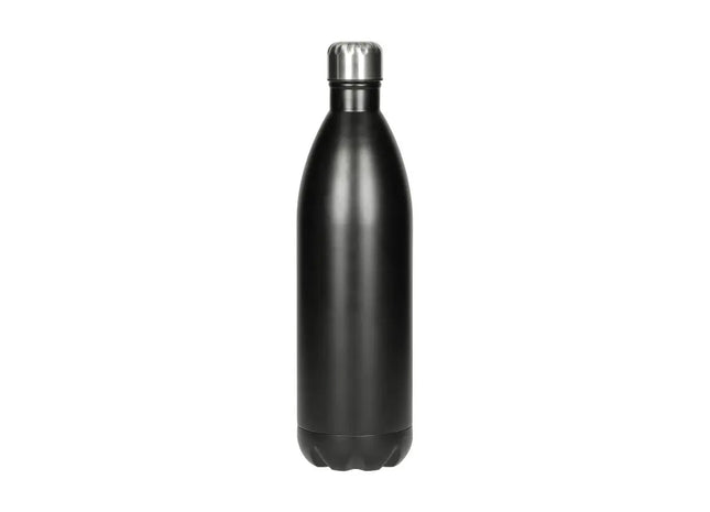 Colare 1 Liter Vakuumflasche, Dauerhaft - Tiefschwarz TK Gruppe® Grosshandel 