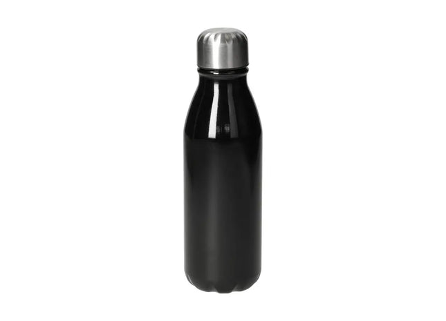 Colare Aluminium-Trinkflasche 500 ml - Elegantes Schwarz TK Gruppe® Grosshandel 