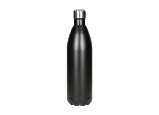 Colare Hochleistungs-Vakuumflasche 1 Liter - Elegantes Schwarz TK Gruppe® Grosshandel 
