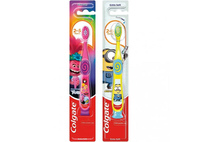 Colgate Junior Kinderzahnbürste für 2-6 Jahre - Sanfte Pflege für erste Zähne TK Gruppe® Grosshandel 