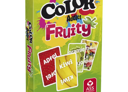 Color Addict Fruity Kartenspiel, 33 Blatt in Faltschachtel - Bunter Spielspaß für Alle TK Gruppe® Grosshandel 
