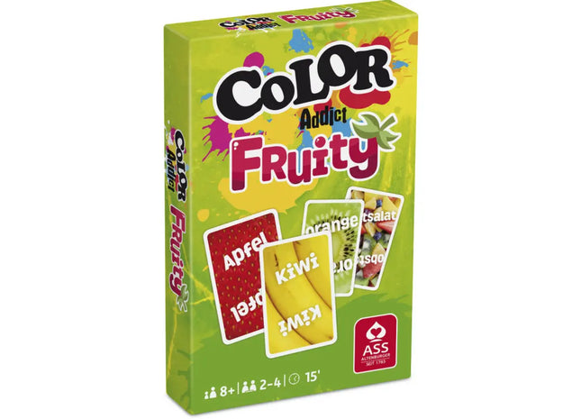 Color Addict Fruity Kartenspiel, 33 Blatt in Faltschachtel - Bunter Spielspaß für Alle TK Gruppe® Grosshandel 