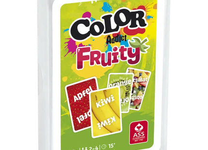 Color Addict Fruity, 33 Blatt in Kunststoffetui - Schnelles und Farbenfrohes Kartenspiel TK Gruppe® Grosshandel 
