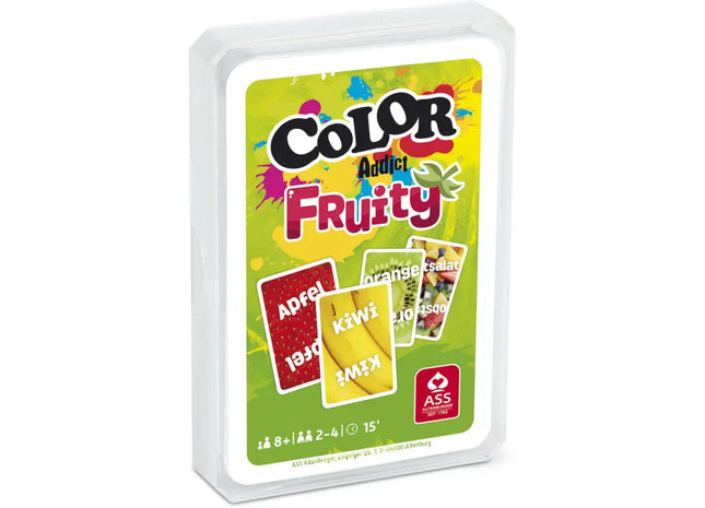 Color Addict Fruity, 33 Blatt in Kunststoffetui - Schnelles und Farbenfrohes Kartenspiel TK Gruppe® Grosshandel 
