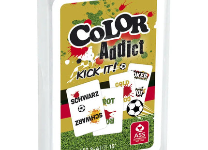 Color Addict Kick it, 33 Blatt im Kunststoffetui - Dynamisches Kartenspiel für Schnell-Denker TK Gruppe® Grosshandel 