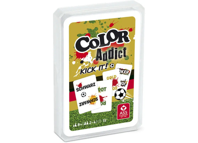 Color Addict Kick it, 33 Blatt im Kunststoffetui - Dynamisches Kartenspiel für Schnell-Denker TK Gruppe® Grosshandel 