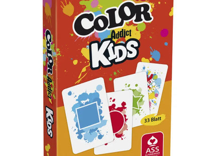 Color Addict Kids, 33 Blatt in Faltschachtel - Spielerisches Farberkennungsspiel TK Gruppe® Grosshandel 