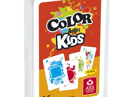 Color Addict Kids, 33 Blatt in robustem Kunststoffetui - Buntes Lernspiel für Kinder TK Gruppe® Grosshandel 