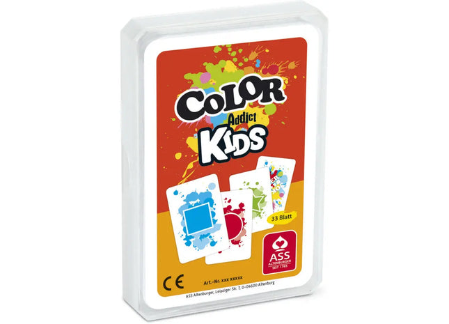 Color Addict Kids, 33 Blatt in robustem Kunststoffetui - Buntes Lernspiel für Kinder TK Gruppe® Grosshandel 