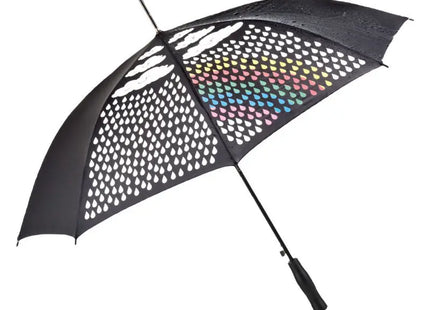 Colormagic AC-Stockschirm - Schwarz, Stilvoller und Magischer Wetterschutz TK Gruppe® Grosshandel 