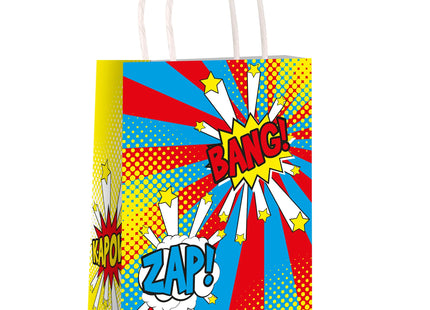 Comic-Tasche mit Griff, 14x21x7 cm - Stilvoll & Praktisch für den Alltag TK Gruppe® Grosshandel 