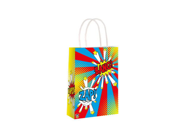 Comic-Tasche mit Griff, 14x21x7 cm - Stilvoll & Praktisch für den Alltag TK Gruppe® Grosshandel 