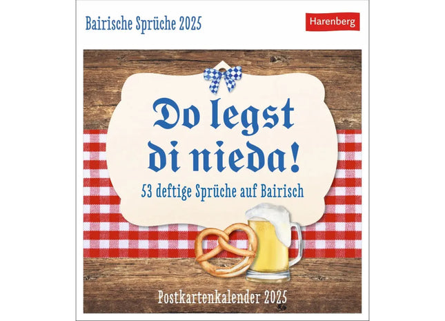 Comic & Humor Kalender - Bairische Sprüche 2024, Do legst di nieda TK Gruppe® Grosshandel 