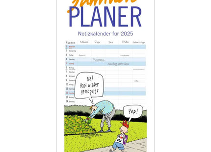 Comic, Cartoon & Humor Kalender - Butschkow Familienplaner 2024 TK Gruppe® Grosshandel 