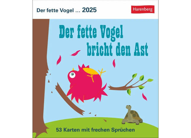 Comic, Cartoon & Humor Kalender - Der Dicke Vogel bricht den Ast - Lustiger Postkartenkalender TK Gruppe® Grosshandel 