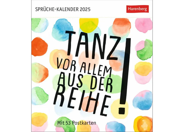 Comic, Cartoon & Humor Postkartenkalender - Tanz Vor allem aus der Reihe 2024 TK Gruppe® Grosshandel 