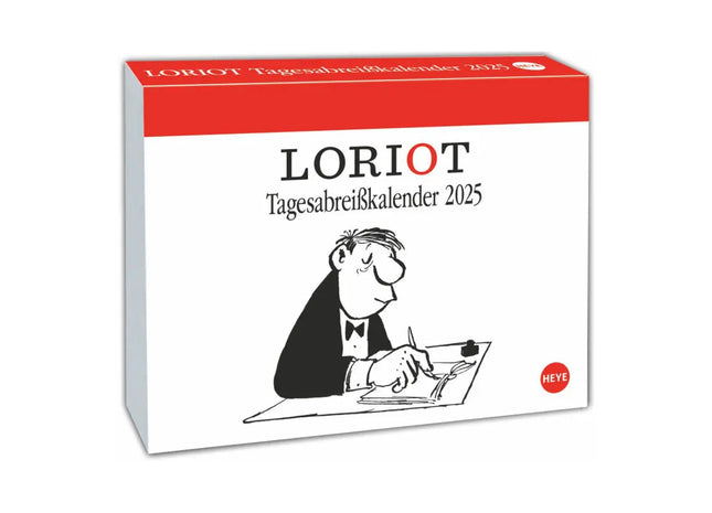 Comic, Cartoon & Humor Tagesabreißkalender - Loriot, Täglich ein Lächeln 2024 TK Gruppe® Grosshandel 