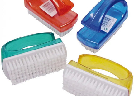 Compact Scrubbing Tool with Exposed Grip, Stylish Shades - 9x6cm Hand Wash Brush TK Gruppe® Grosshandel 