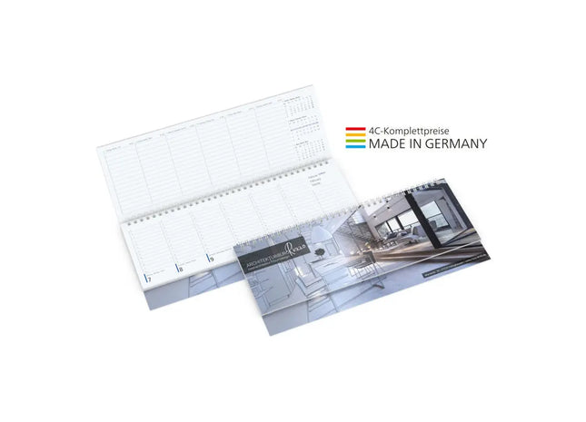 Compact mit 4C-Druck - Personalisierbar - Blau - Vielseitiger Organizer für Büro und Zuhause TK Gruppe® Grosshandel 