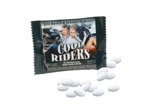 Cool Ice Bonbons in bedrucktem Folientütchen – Erfrischender Werbeartikel TK Gruppe® Grosshandel 