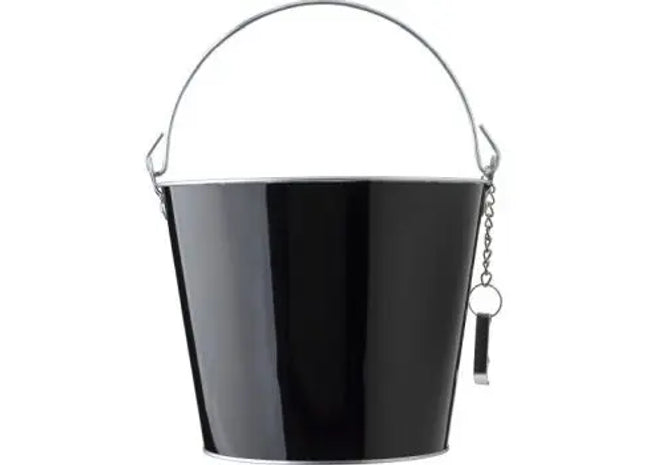 Corey Eisbehälter aus Eisen und Aluminium in Schwarz – Robust & Chic TK Gruppe® Grosshandel 