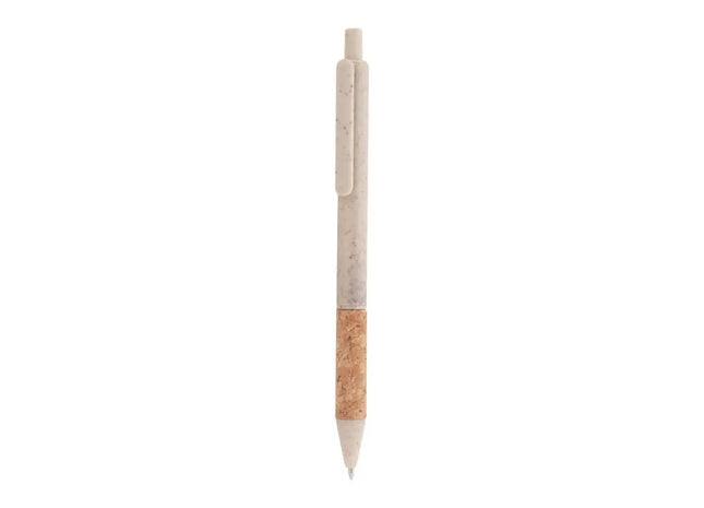 Corgy Kugelschreiber aus Weizenstroh und Kork, Natürlich & Nachhaltig TK Gruppe® Grosshandel 