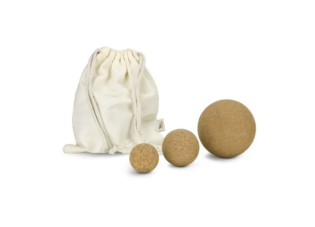 Cork Faszienbälle, 3er Set: Effektive Selbstmassage für Zuhause – Braun TK Gruppe® Grosshandel 
