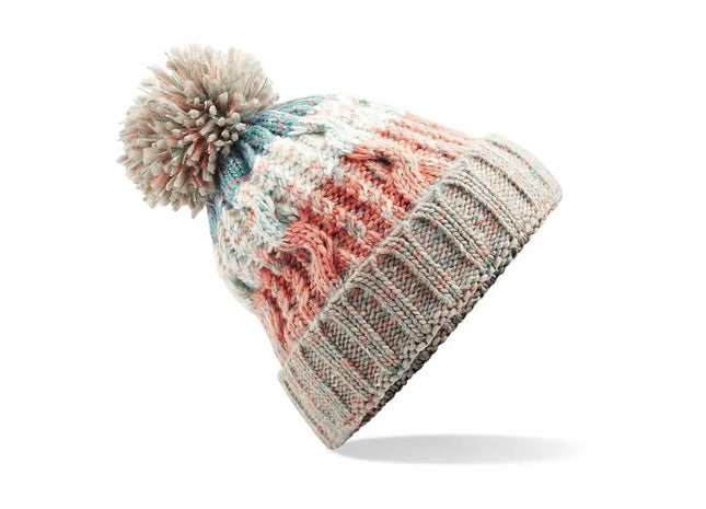 Corkscrew Pom Pom Beanie TK Gruppe® Grosshandel 