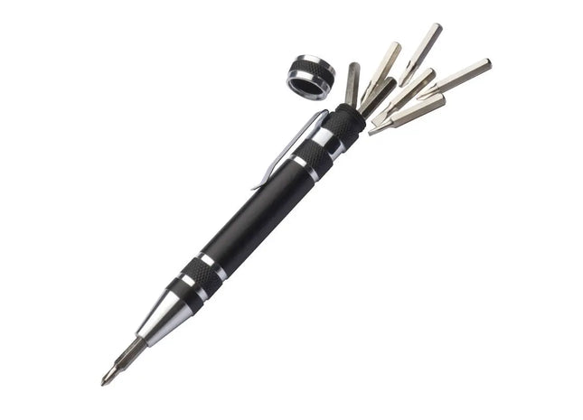 Corleone Metallschraubendreherset: Präzisionswerkzeuge in elegantem Schwarz TK Gruppe® Grosshandel 