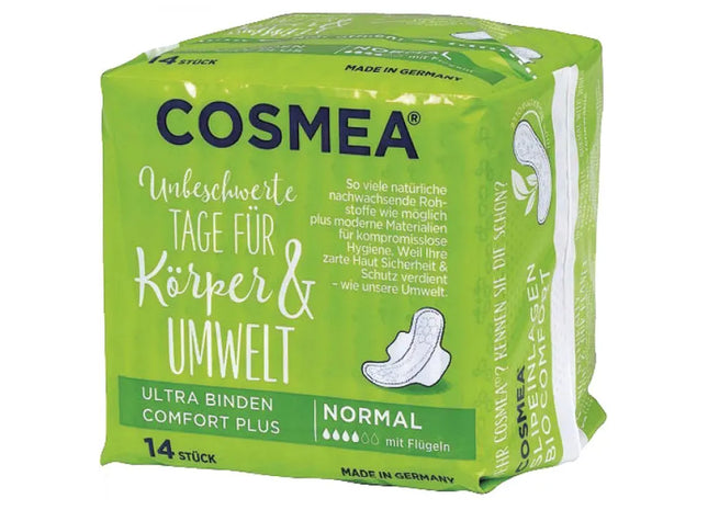 Cosmea Ultra Normal Plus Damenbinden, Sicherer Sitz, 14er Pack, Auslaufschutz TK Gruppe® Grosshandel 