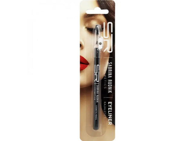 Cosmetic Eye Liner Stift in Schwarz, 14 cm auf Blisterkarte TK Gruppe® Grosshandel 