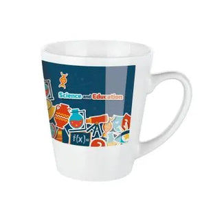 Cosmos Sublimationstasse, 330 ml - Ideal für Personalisierung, Weiß TK Gruppe® Grosshandel 