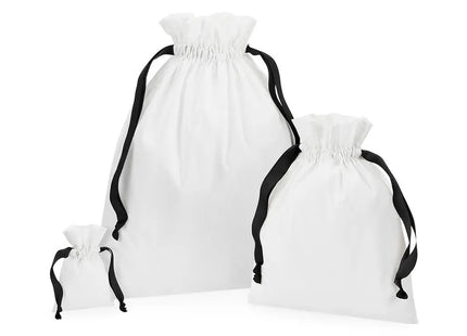 Cotton Gift Bag with Ribbon Drawstring TK Gruppe® Grosshandel 