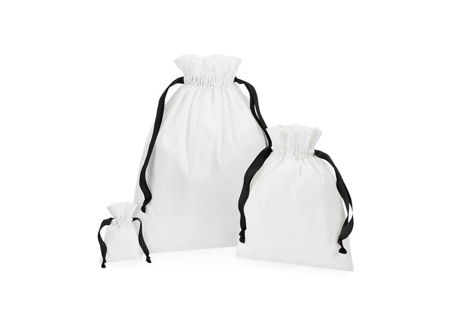 Cotton Gift Bag with Ribbon Drawstring TK Gruppe® Grosshandel 