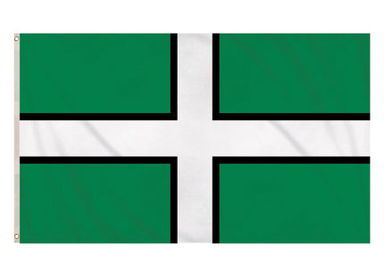 County-Devon-Flagge 5 Fuß x 3 Fuß – große, langlebige Flagge für lokale Stolz und Veranstaltungen in Devon TK Gruppe® Grosshandel 