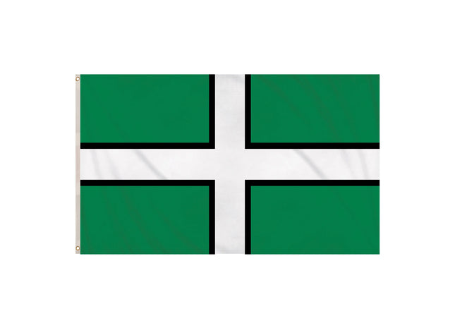 County-Devon-Flagge 5 Fuß x 3 Fuß – große, langlebige Flagge für lokale Stolz und Veranstaltungen in Devon TK Gruppe® Grosshandel 