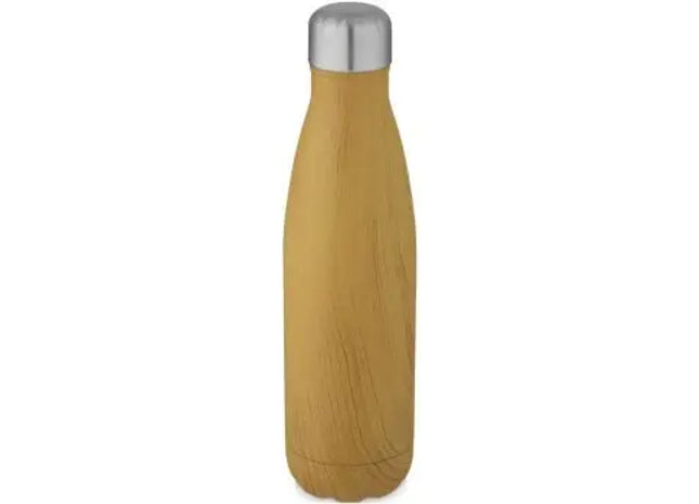 Cove 500 ml Kupfer-Vakuum Isolierflasche - Holzoptik, Heather Natur, Stilvoll und funktional TK Gruppe® Grosshandel 