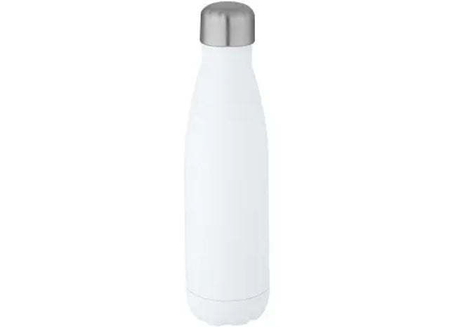 Cove 500 ml RCS-zertifizierte Vakuumisolierte Edelstahlflasche - Weiß, Nachhaltig und auslaufsicher TK Gruppe® Grosshandel 