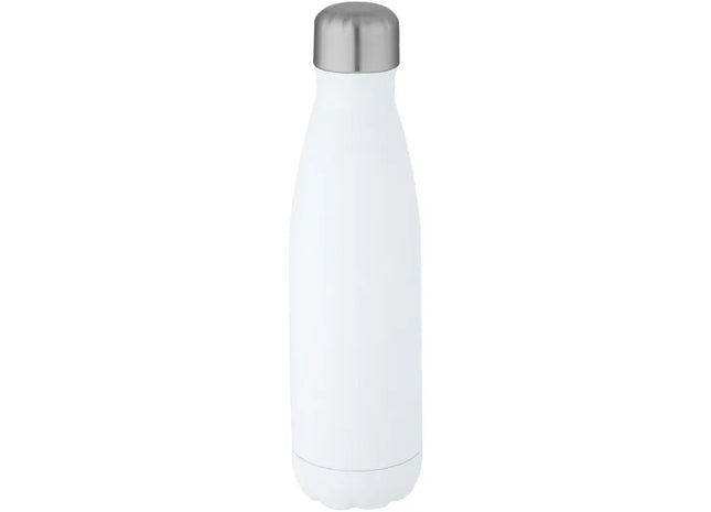 Cove 500 ml vakuumisolierte Edelstahlflasche – Weiße Trinkflasche für unterwegs TK Gruppe® Grosshandel 