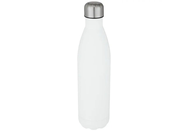 Cove 750 ml vakuumisolierte Edelstahlflasche – Weiße Thermoflasche für unterwegs TK Gruppe® Grosshandel 