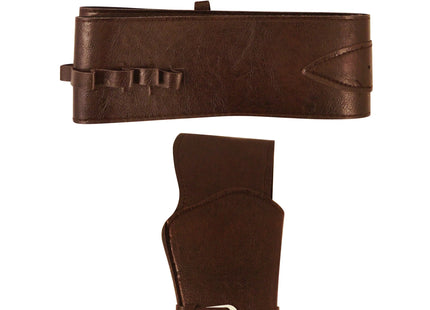 Cowboy-Pistolenholster für Erwachsene, 2er-Set, authentischer Western-Stil TK Gruppe® Grosshandel 
