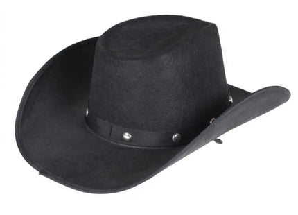 Cowboyhut "Nieten" schwarz TK Gruppe® Grosshandel 