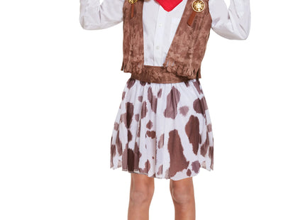 Cowgirl-Kostüm für Kinder, Größe 10–12 Jahre – Western-Outfit für Mädchen TK Gruppe® Grosshandel 